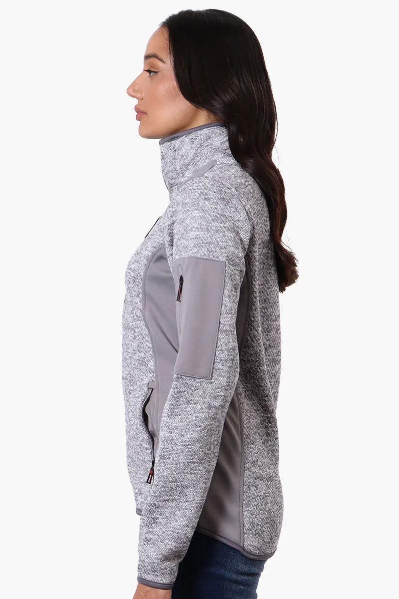 Canada Weather Gear Zip Up Sleeve Pocket Fleece Lightweight Jacket - Grey sold by Fairweather product image thumbnail 2