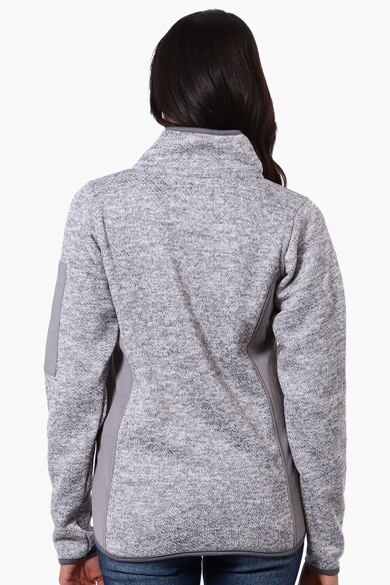 Canada Weather Gear Zip Up Sleeve Pocket Fleece Lightweight Jacket - Grey sold by Fairweather product image thumbnail 3