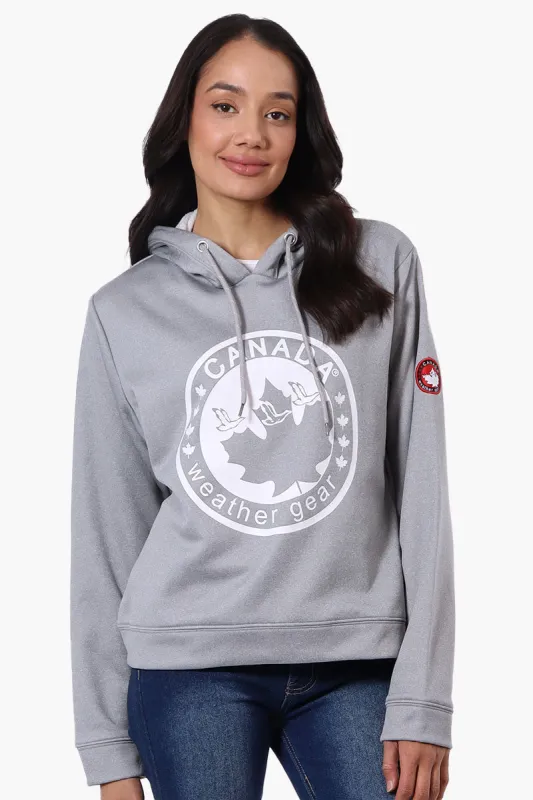 Canada Weather Gear Chest Logo Hoodie - Grey sold by Fairweather
