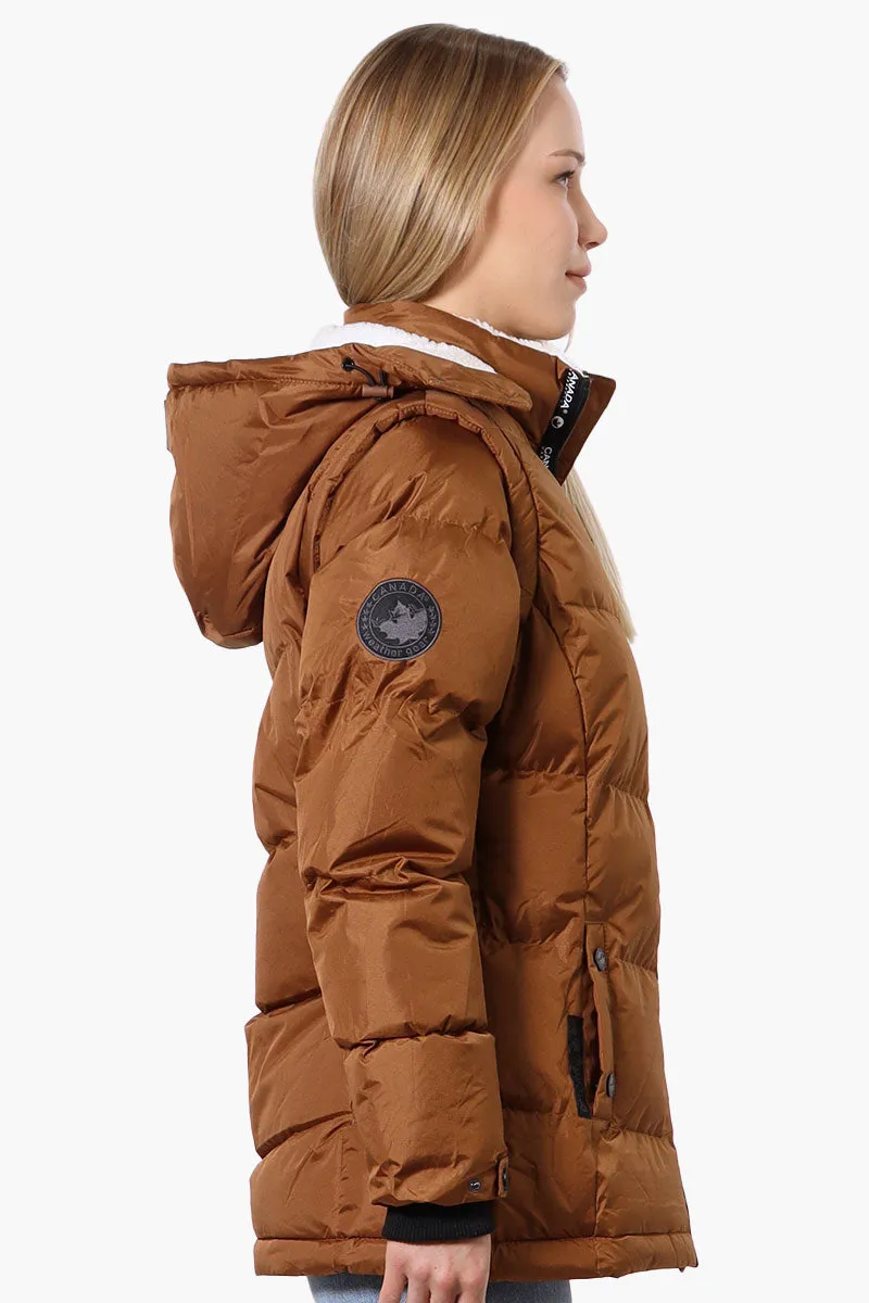 Canada Weather Gear Zip Off Sleeve Parka Jacket - Brown sold by Fairweather product image thumbnail 2