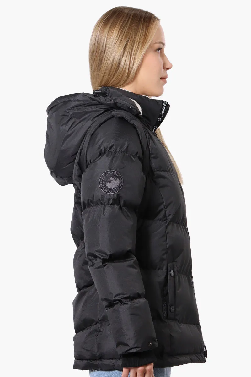Canada Weather Gear Zip Off Sleeve Parka Jacket - Black sold by Fairweather product image thumbnail 2