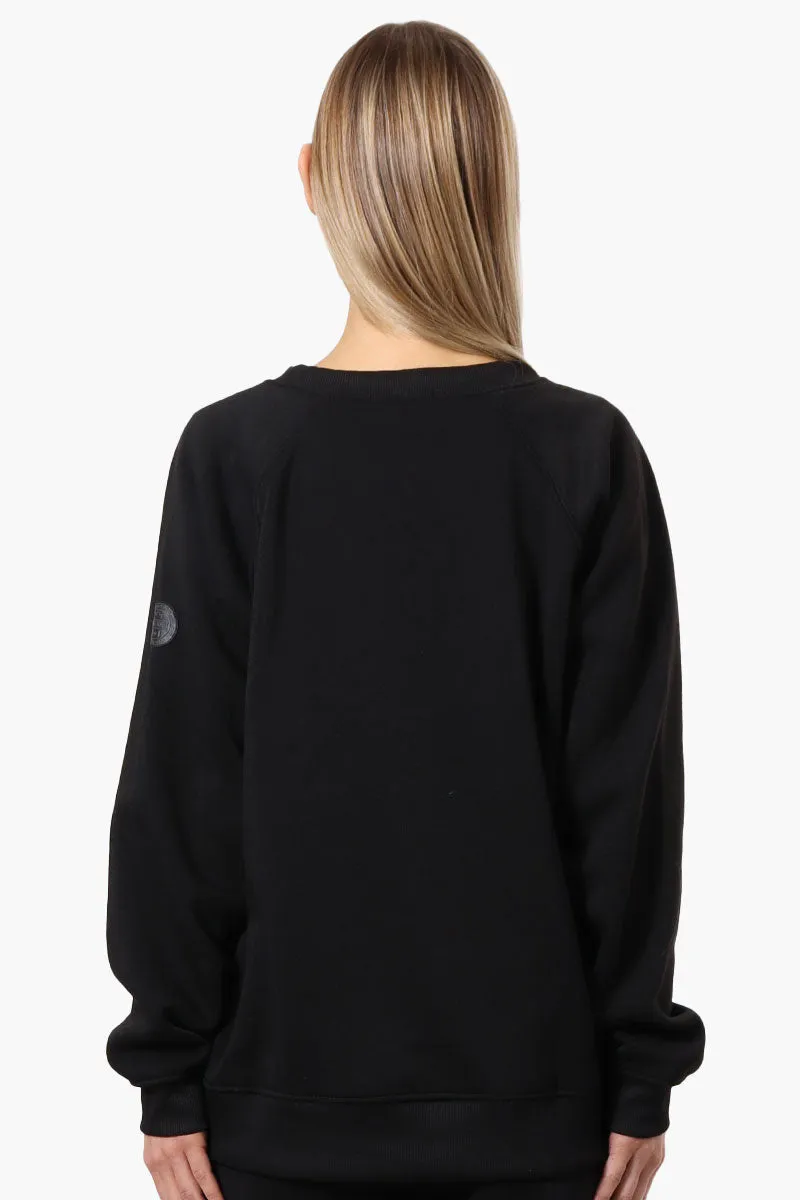 Fahrenheit London Print Fleece Crewneck Sweatshirt - Black sold by Fairweather product image thumbnail 3