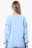 Fahrenheit London Print Fleece Crewneck Sweatshirt - Blue sold by Fairweather