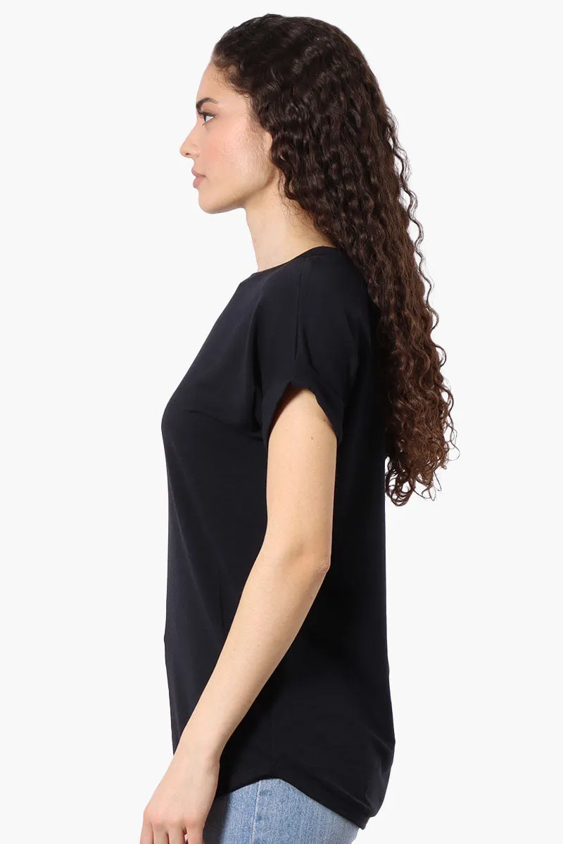 Runaway Bay Sport Basic Cuffed Sleeve Tee - Black sold by Fairweather product image thumbnail 2