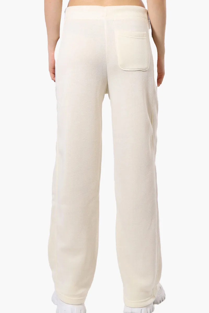 Fahrenheit Brooklyn Print Fleece Sweatpants - Cream sold by Fairweather product image thumbnail 3