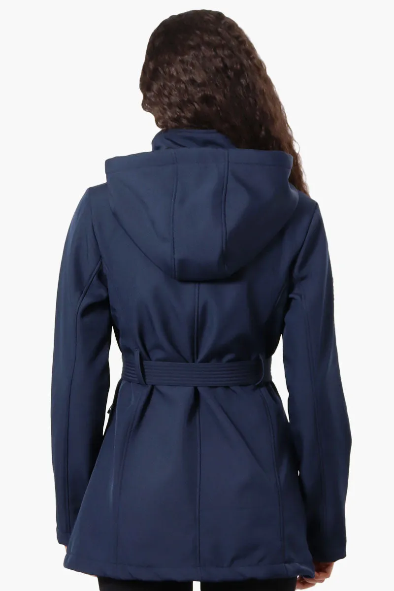 Canada Weather Gear Belted Soft Shell Lightweight Jacket - Navy sold by Fairweather product image thumbnail 3