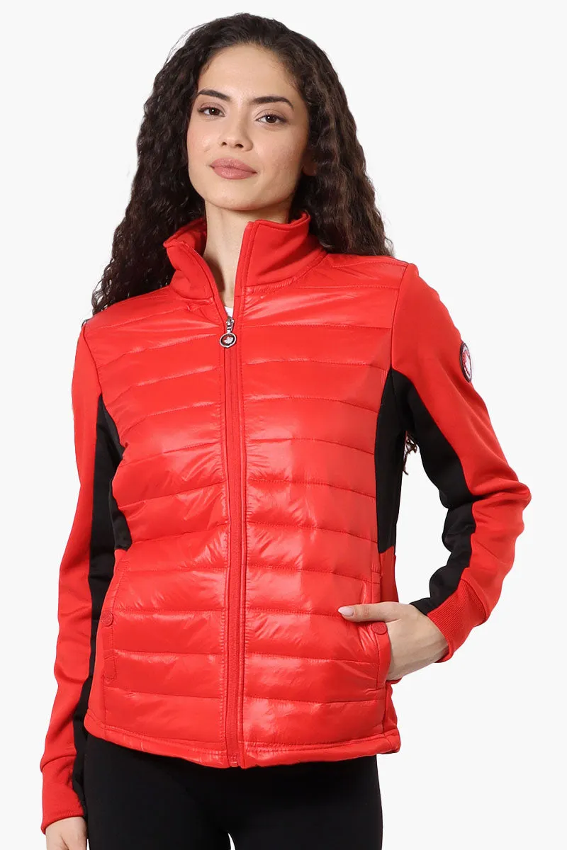 Canada Weather Gear Nylon Puffer Lightweight Jacket - Red sold by Fairweather