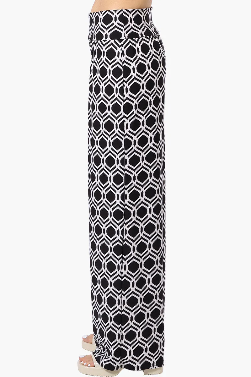 International INC Company Patterned Palazzo Pants - Black sold by Fairweather product image thumbnail 2