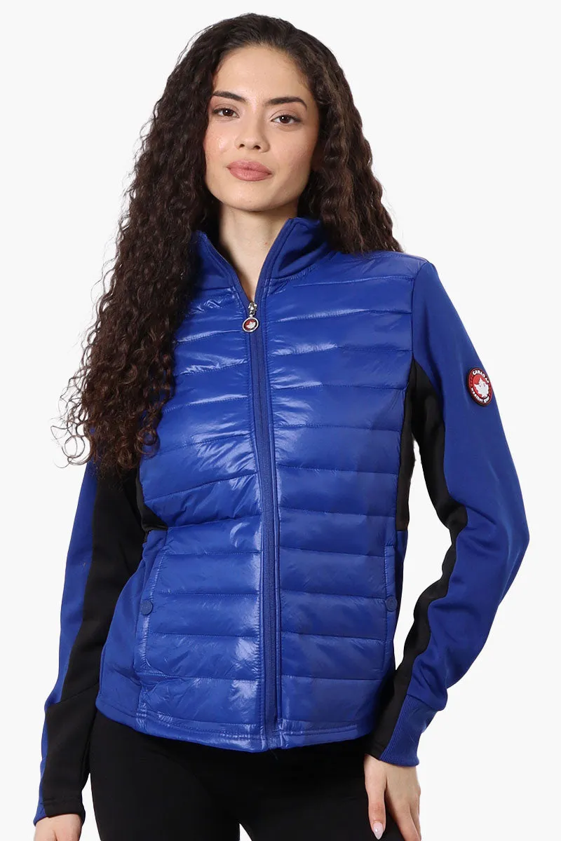 Canada Weather Gear Nylon Puffer Lightweight Jacket - Blue sold by Fairweather
