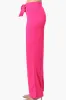 Majora Solid Large Pocket Belted Pants - Pink sold by Fairweather
