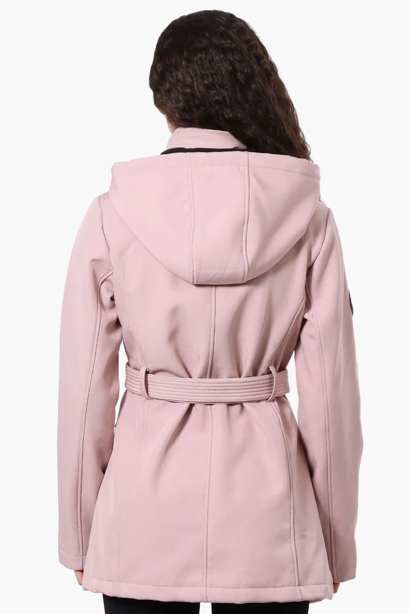 Canada Weather Gear Belted Soft Shell Lightweight Jacket - Pink sold by Fairweather product image thumbnail 3