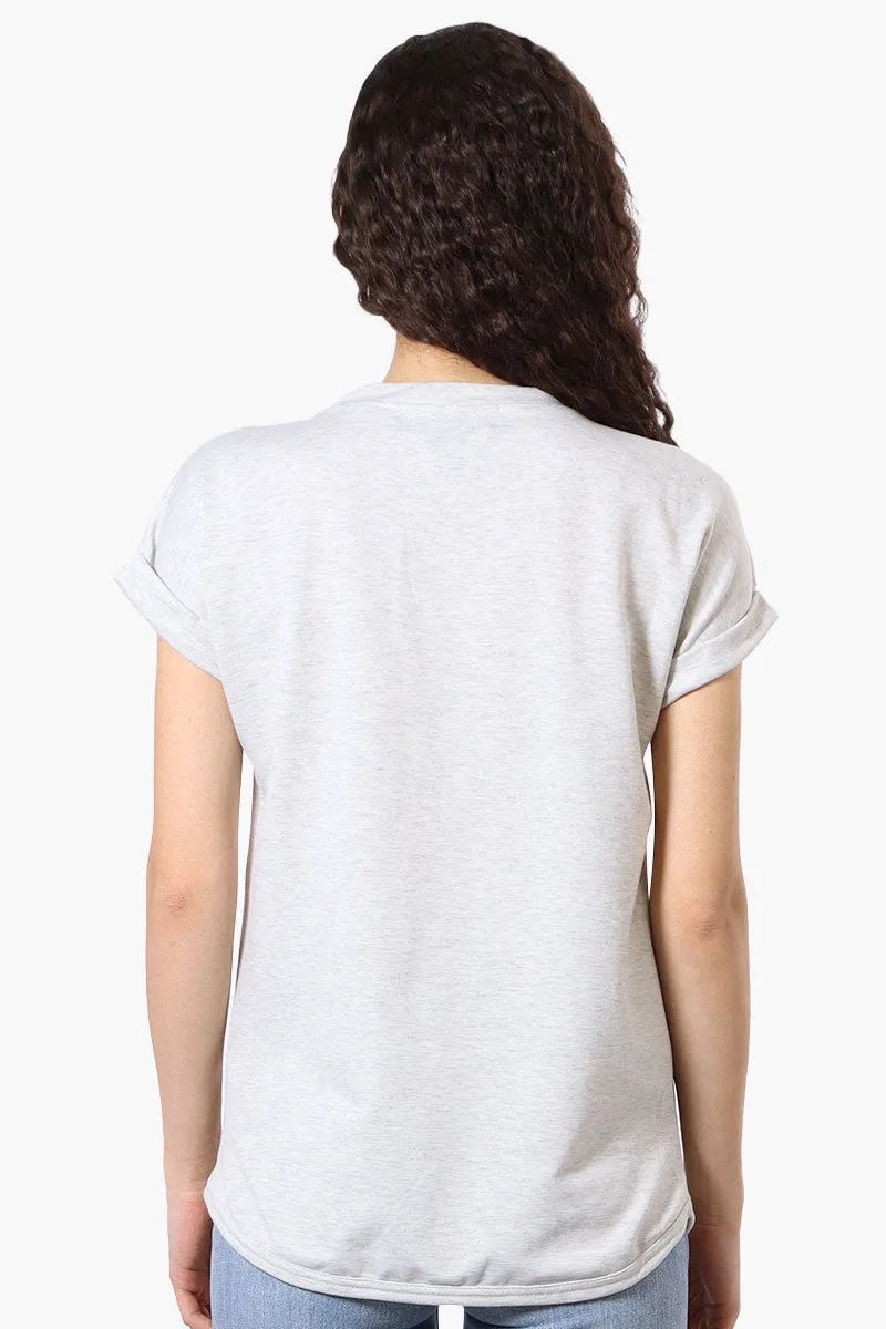 Runaway Bay Sport Basic Cuffed Sleeve Tee - Grey sold by Fairweather product image thumbnail 3