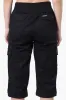 Canada Weather Gear Tie Waist Cargo Capris - Black sold by Fairweather