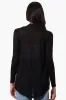 Magazine Long Sleeve Open Wrap Cardigan - Black sold by Fairweather