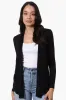 Magazine Long Sleeve Open Wrap Cardigan - Black sold by Fairweather