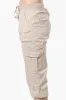 Canada Weather Gear Tie Waist Cargo Capris - Beige sold by Fairweather