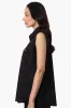 Costa Blanca Half Zip Sleeveless Blouse - Black sold by Fairweather