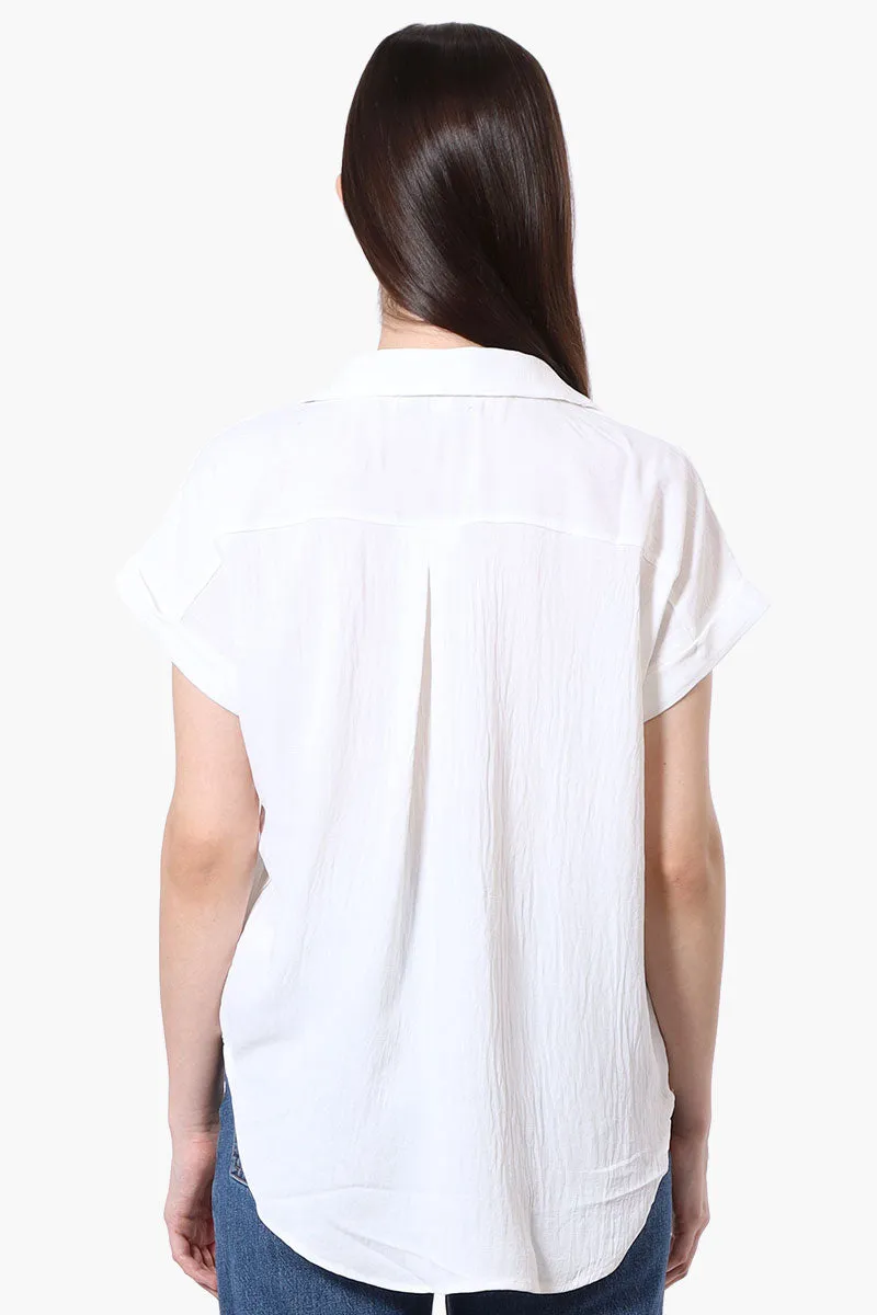 Urbanology Short Sleeve Button Down Shirt - White sold by Fairweather product image thumbnail 3