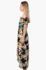 International INC Company Floral Off Shoulder Crossover Maxi Dress - Black sold by Fairweather