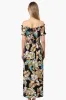 International INC Company Floral Off Shoulder Crossover Maxi Dress - Black sold by Fairweather