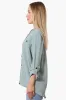 Urbanology Button Down Roll Up Sleeve Shirt - Mint sold by Fairweather