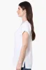 Runaway Bay Sport Cuffed Sleeve V-Neck Tee - White sold by Fairweather