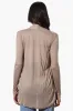 Magazine Long Sleeve Open Wrap Cardigan - Taupe sold by Fairweather