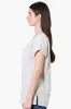 Runaway Bay Sport Cuffed Sleeve V-Neck Tee - Grey sold by Fairweather