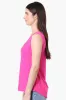 Beechers Brook Basic 1/4 Zip Tank Top - Pink sold by Fairweather