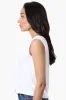 Runaway Bay Sport Button Down V-Waistcoat Vest - White sold by Fairweather
