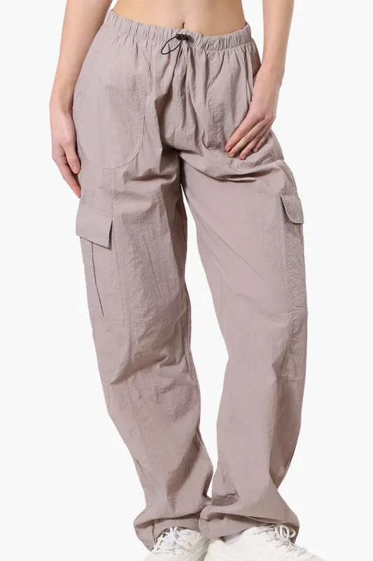 Urbanology Parachute Cargo Pants - Beige sold by Fairweather
