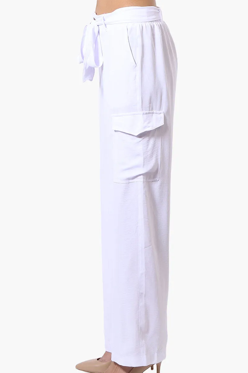 Stylexchange Vintage Belted Cargo Pants - White sold by Fairweather product image thumbnail 2