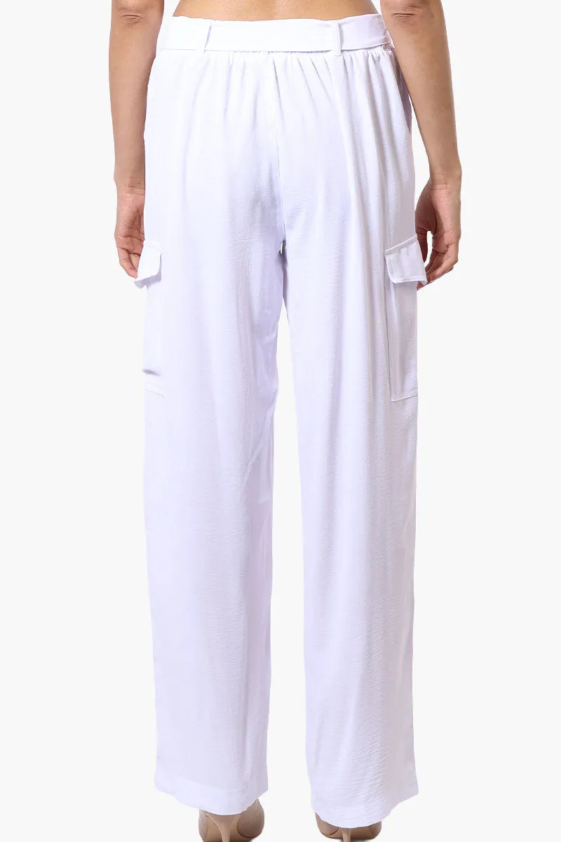 Stylexchange Vintage Belted Cargo Pants - White sold by Fairweather product image thumbnail 3