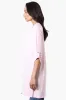 International INC Company Roll Up Sleeve Open Duster Cardigan - Pink sold by Fairweather