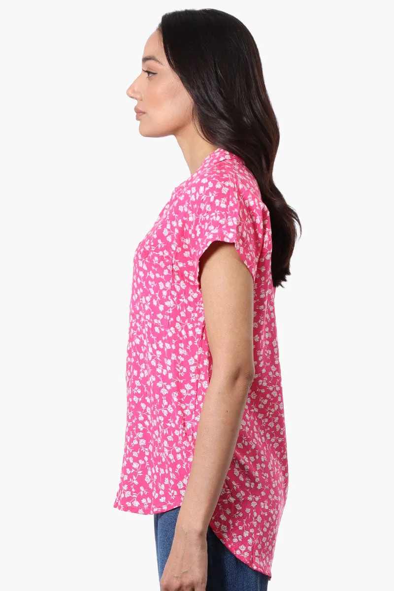 Majora Floral Button Down Shirt - Pink sold by Fairweather product image thumbnail 2