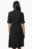 Urbanology Belted Roll Up Sleeve Day Dress - Black sold by Fairweather