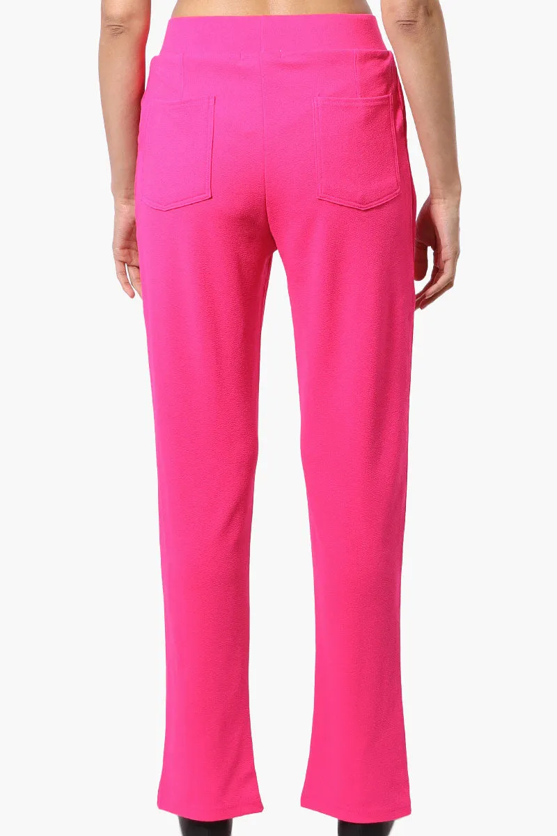 Majora Front Split Hem Tapered Pants - Pink sold by Fairweather product image thumbnail 3