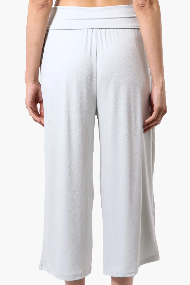 International INC Company Solid Fold Over Cropped Pants - Stone sold by Fairweather product image thumbnail 3