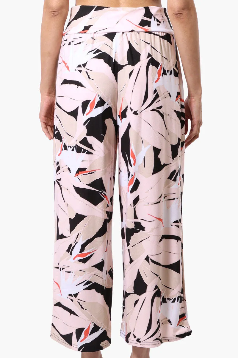 Beechers Brook Floral Fold Over Cropped Pants - Pink sold by Fairweather product image thumbnail 3