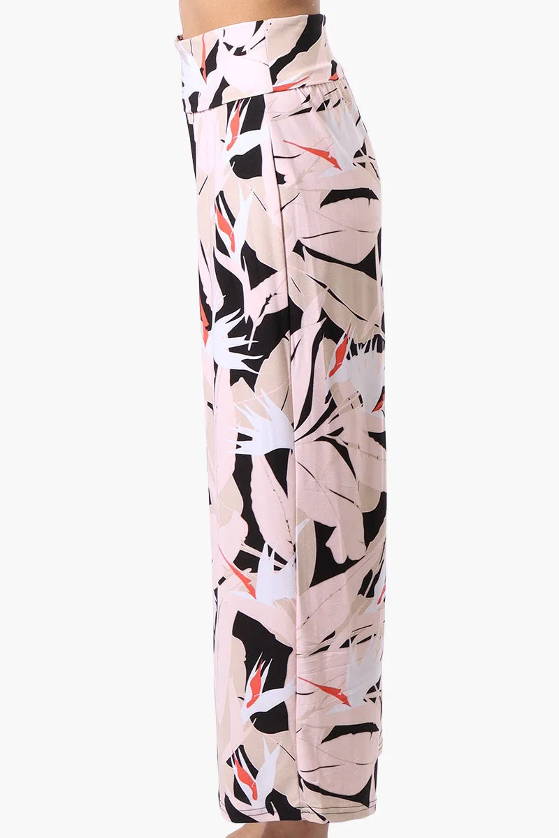 Beechers Brook Floral Fold Over Cropped Pants - Pink sold by Fairweather product image thumbnail 2