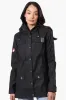Canada Weather Gear Hooded Soft Shell Lightweight Jacket - Black sold by Fairweather