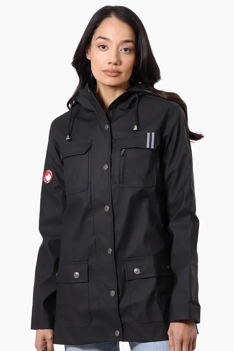 Hooded Soft Shell Lightweight Jacket - Black sold by Fairweather