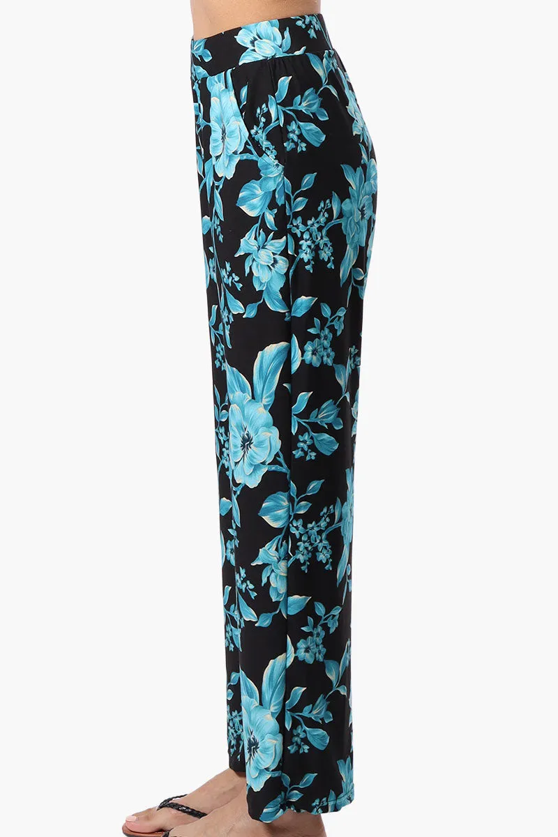 International INC Company Floral Wide Leg Pants - Black sold by Fairweather product image thumbnail 2