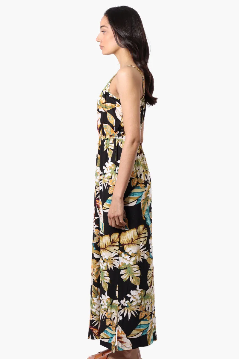 International INC Company Floral Spaghetti Strap Maxi Dress - Black sold by Fairweather product image thumbnail 2