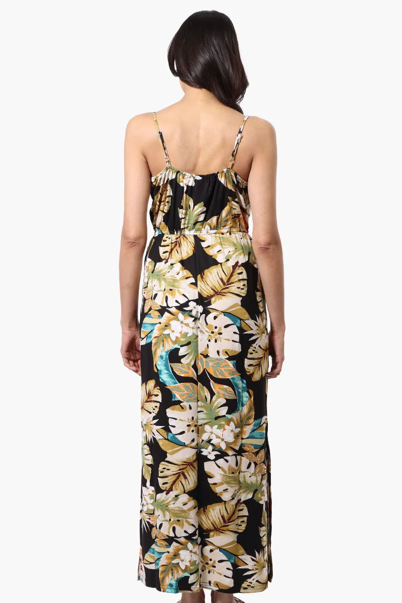 International INC Company Floral Spaghetti Strap Maxi Dress - Black sold by Fairweather product image thumbnail 3