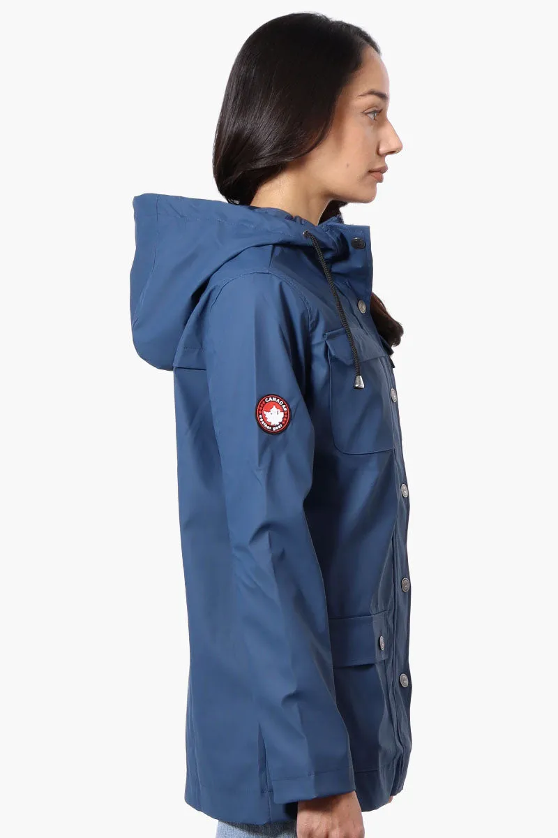 Canada Weather Gear Hooded Soft Shell Lightweight Jacket - Navy sold by Fairweather product image thumbnail 2