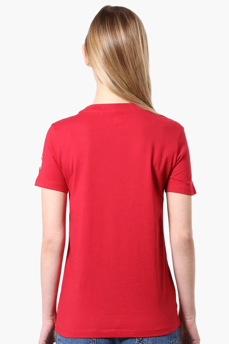 Canada Weather Gear Leaf Logo Print Tee - Red sold by Fairweather product image thumbnail 3