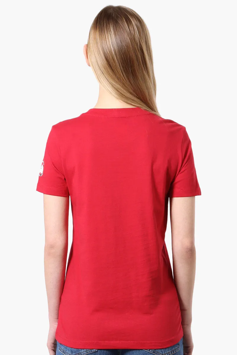 Canada Weather Gear Striped Chest Logo Print Tee - Red sold by Fairweather product image thumbnail 3
