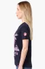 Canada Weather Gear Moose Print V-Neck Tee - Navy sold by Fairweather