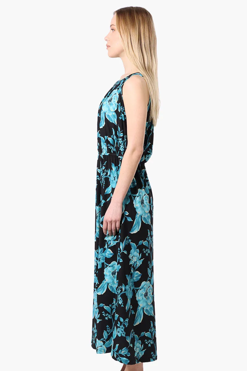 International INC Company Floral Sleeveless Halter Neck Maxi Dress - Black sold by Fairweather product image thumbnail 2